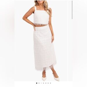 Petal & Pup crop top and skirt set